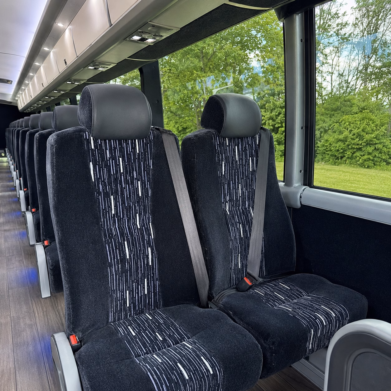 fayetteville private event transportation onboard seating