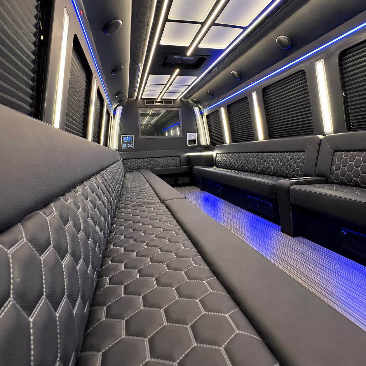 night on town party bus rental